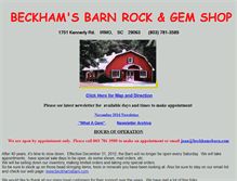 Tablet Screenshot of beckhamsbarn.com
